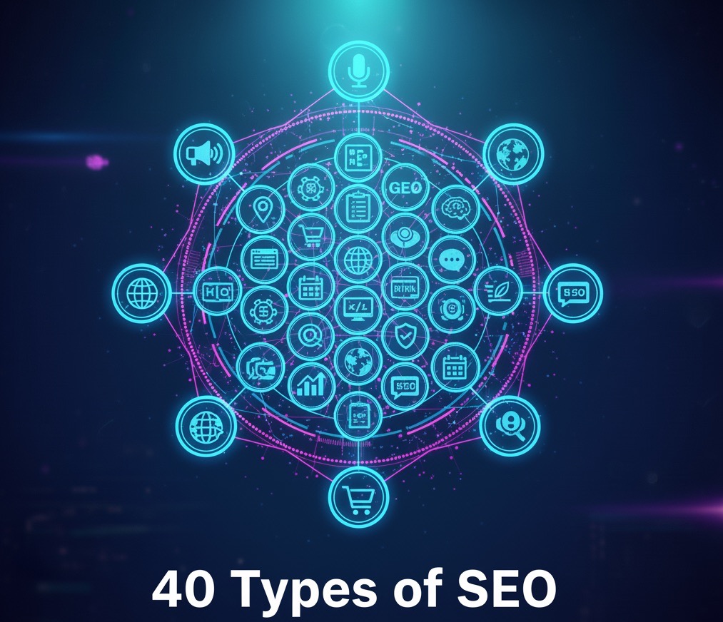 Featured image for 40 Types of SEO: The Complete Guide to Pillars, Tactics, and Platforms